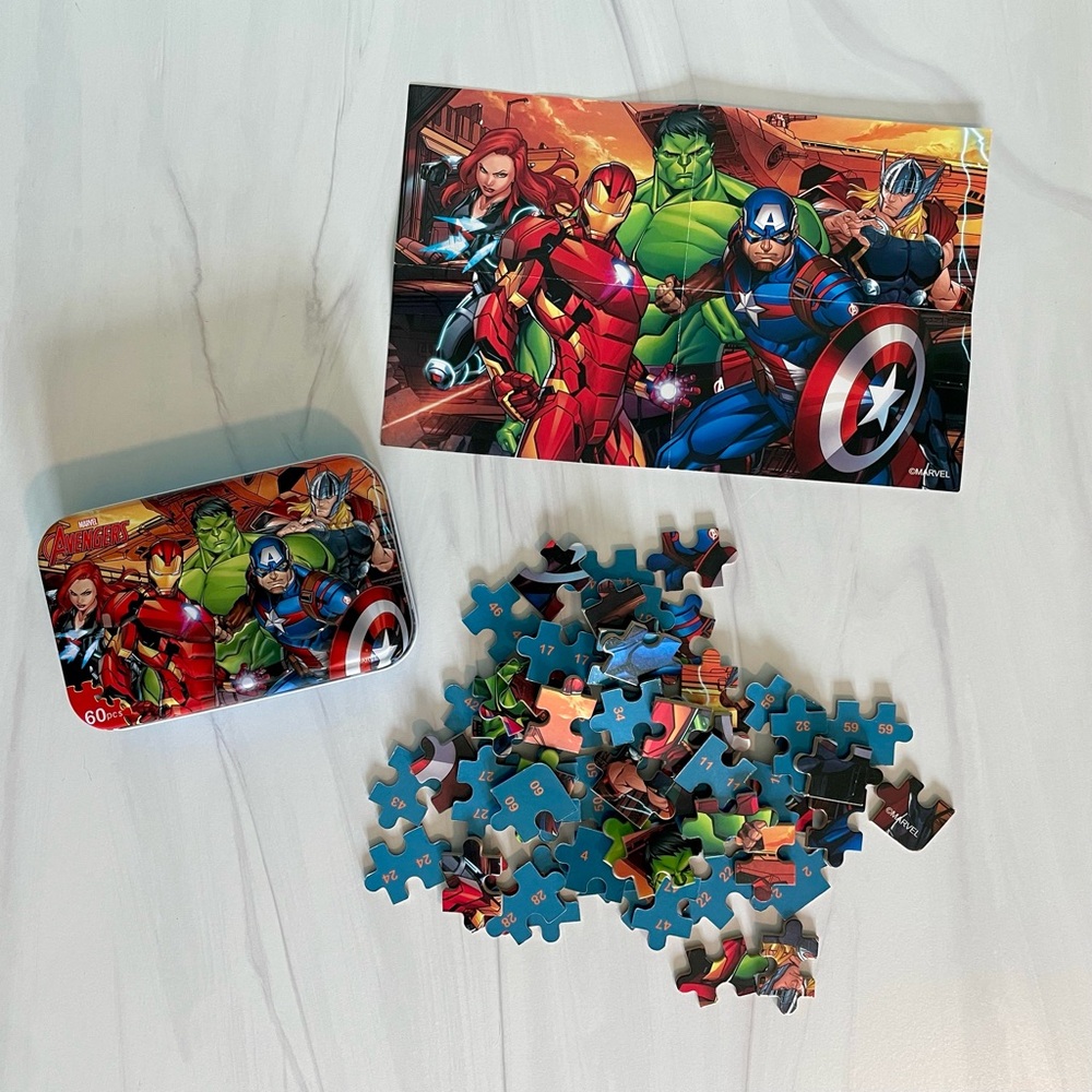 Disney Avengers All Star Iron Box Puzzle